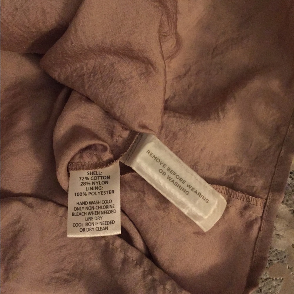 Donated - NWOT white lace Loft shift dress w/ nude underlay - Picture 4 of 6